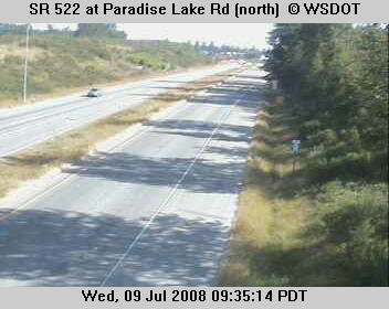 SR522/Paradise Lk Rd (North) | Seattle Traffic @ MetroBellevue.com