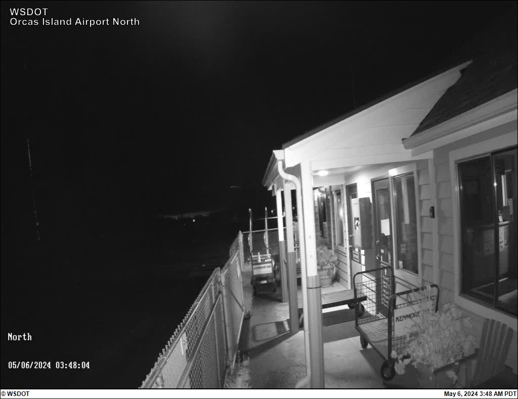 Orcas Island Airport north view web cam