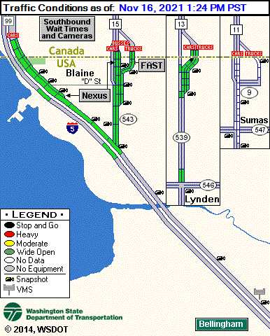 Bellingham Traffic Map