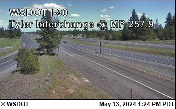 Tyler Interchange on I-90 @ MP 257, BC / Canada