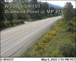 Diamond Point on US 101 @ MP 275 / Canada