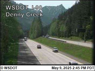 snoqualmie pass webcam at Denny Creek