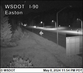 Easton on Interstate 90 Milepost 70, WA.  Courtesy WSDOT.