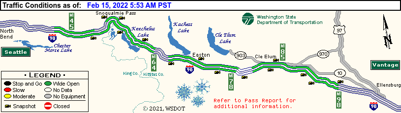 Snoqualmie Pass Traffic 
Map