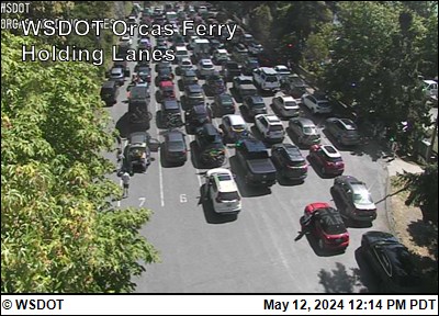 Orcas Island Ferry Holding Lanes