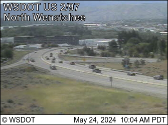 Traffic Cam US 2 at MP 118.7: US 97 Interchange (View South)