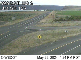 Traffic Cam US 2 at MP 193.4: Coulee City