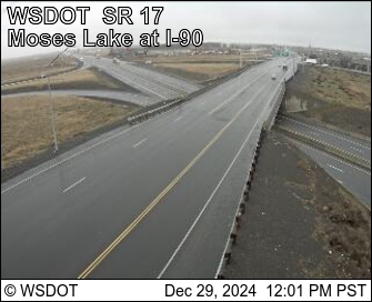 SR 17 at MP 50.8: Moses Lake at I-90