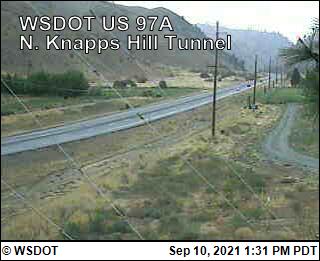 Traffic Cam US 97A at MP 226: (View North)