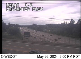 Traffic Cam I-5 at MP 141.2: Enchanted Pkwy
