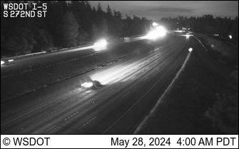 Traffic Cam I-5 at MP 146.8: S 272nd St