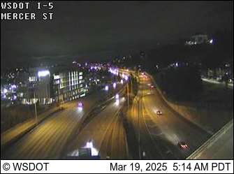 WSDOT - I-5 at MP 167: Mercer St - Washington State Traffic Cameras