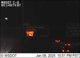 WSDOT - I-5 at MP 174.6: NE 145th St - Washington State Traffic Cameras