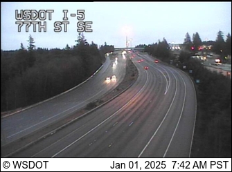 I-5 at MP 189.9: 77th St SE