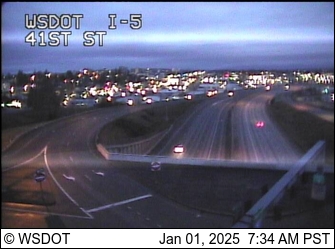 WSDOT - I-5 at MP 192.6: 41st St - Everett and Marysville Washington ...