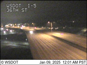 WSDOT - I-5 at MP 193: 36th St - Everett and Marysville Washington Cameras