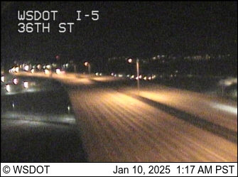 WSDOT - I-5 at MP 193: 36th St - Everett and Marysville Washington Cameras