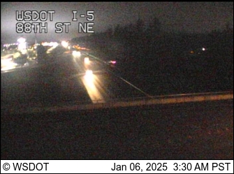 I-5 at MP 200.7: 88th St NE