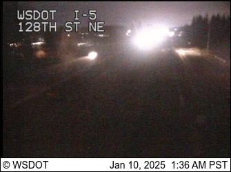 I-5 at MP 203.3: 128th St NE