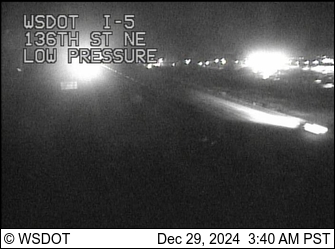 I-5 at MP 203.7: 136th St NE