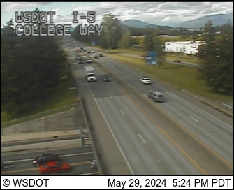Traffic Cam I-5 at MP 227.7: College Way