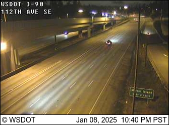 I-90 at MP 9.1: 112th Ave SE