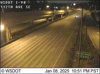 I-90 at MP 9.1: 112th Ave SE