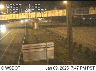 I-90 at MP 9.7: 118th Ave SE