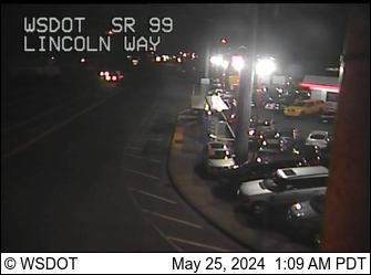 Traffic Cam SR 99 at MP 50.9: Lincoln Wy