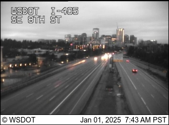 WSDOT - I-405 at MP 12.8: SE 8th St - Seattle Washington Cameras