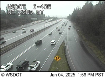 I-405 at MP 14.6: NE 22nd St