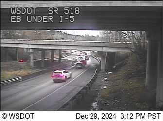 SR 518 at MP 3.8: EB Under I-5