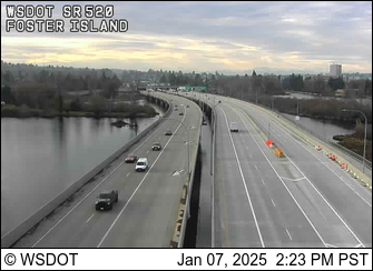 WSDOT - SR 520 at MP 1.6: Foster Island - Seattle Washington Cameras