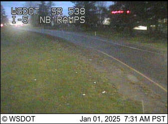 I-5 at MP 227.7: College Way NB Ramps (SR 538)