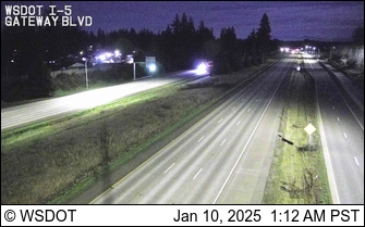 I-5 at MP 111.2: Gateway Blvd