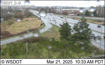 WSDOT - I-5 at MP 136.1: Port of Tacoma I/C - Tacoma Washington Cameras