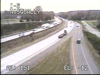 WSDOT - Olympia Area Traffic - I-5: Nisqually @ MP 114 - Camera Direction