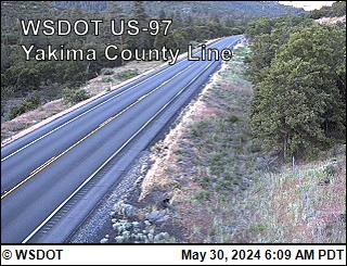 Traffic Cam US 97 at MP 34.5: Yakima County Line