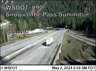 Current photo of I90 over Snoqualmie Pass