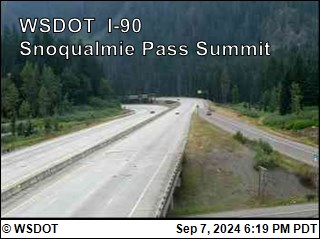 Current photo of I90 over Snoqualmie Pass