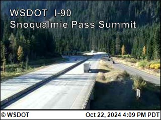 Current photo of I90 over Snoqualmie Pass