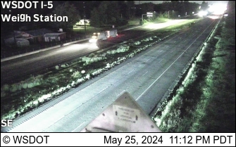 Traffic Cam I-5 at MP 16.2: Weigh Station