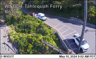 From Tahlequah ferry terminal looking toward Vashon Hwy SW & SW Pohl Rd