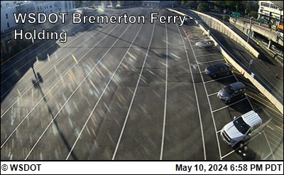 Bermerton Ferry Terminal Holding area for traffic to Seattle.