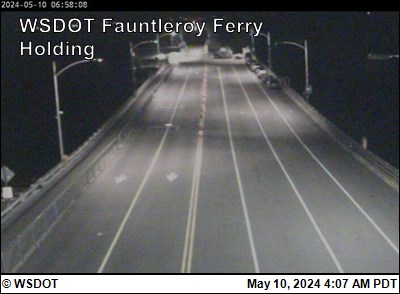 Traffic Cam WSF Fauntleroy Ferry Holding
