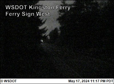 Traffic Cam WSF Kingston Ferry Sign West