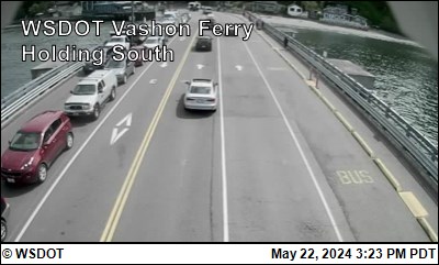 Traffic Cam WSF Vashon Ferry Holding (South)